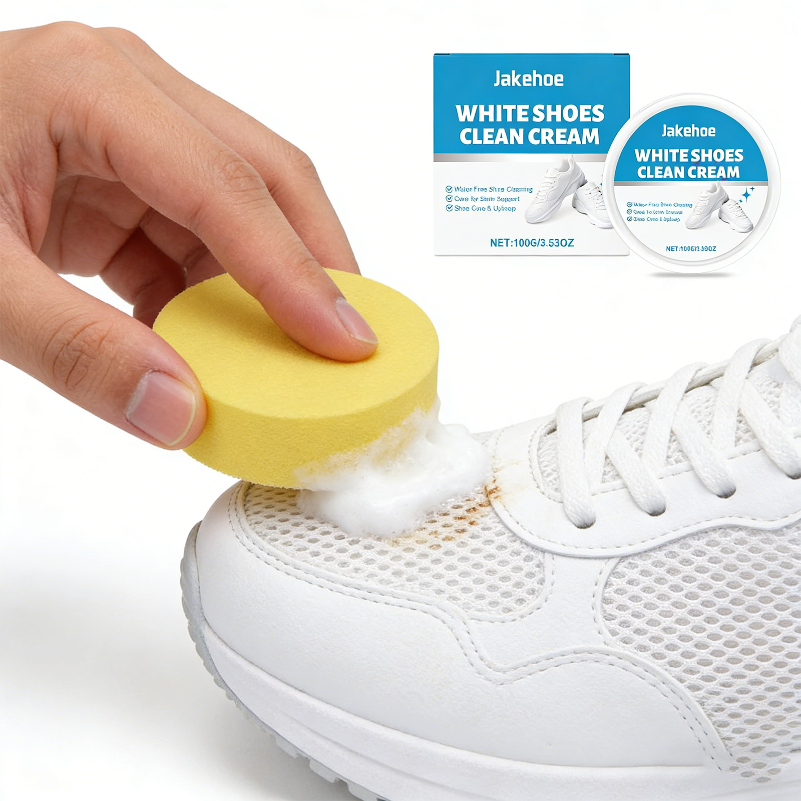 White Shoe Cleaner Cream Sneak - Sneaker Care Cleaner recensie en prijs