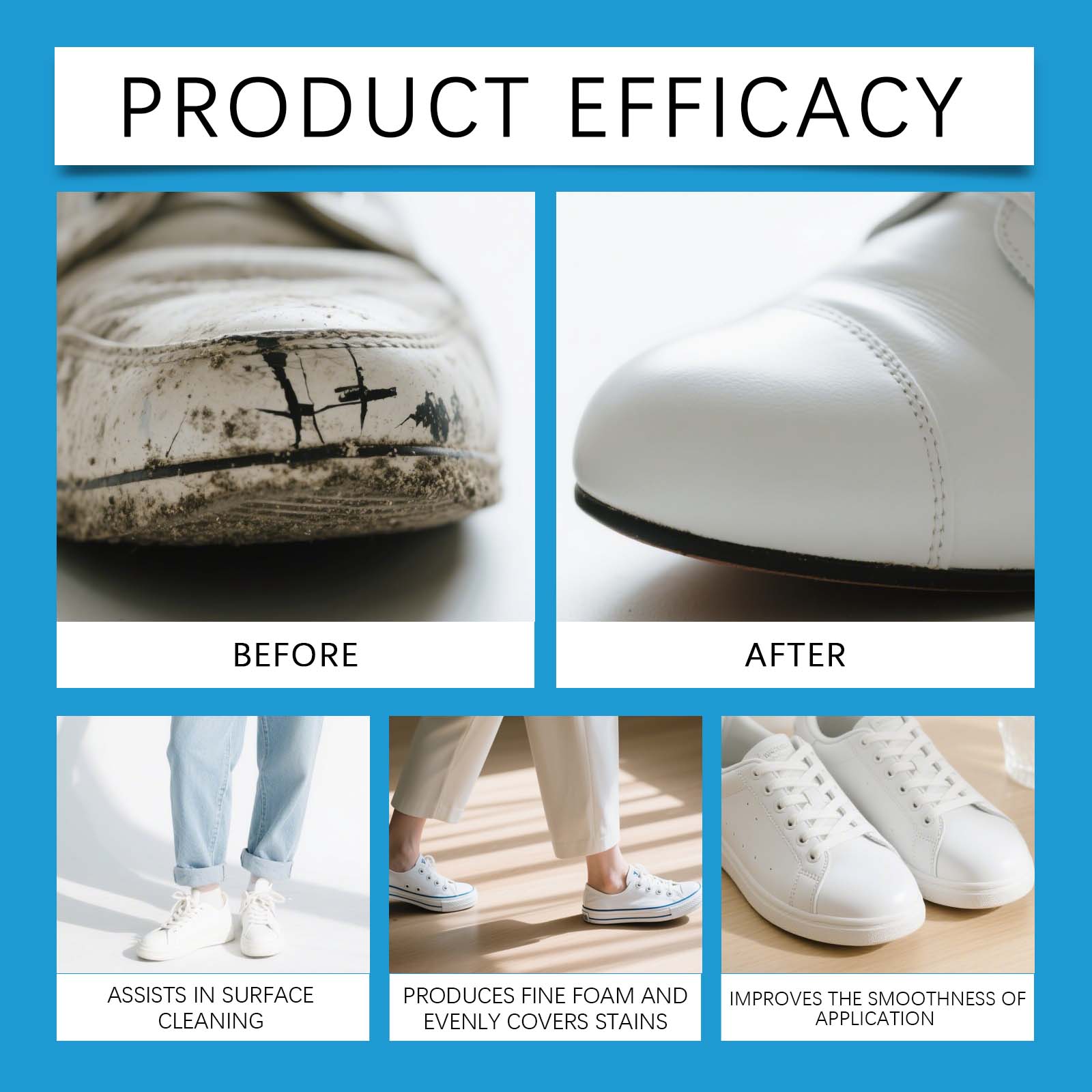 White Shoe Cleaner Cream Sneak - Sneaker Care Cleaner recensie en prijs