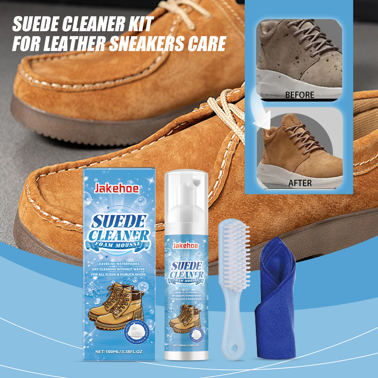 Suede Cleaner Kit Leather Velv - Sneaker Care Cleaner recensie en prijs