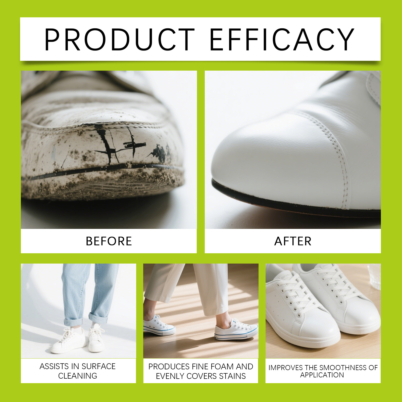 White Shoe Cleaner Sneaker Cle - Sneaker Care Foam recensie en prijs